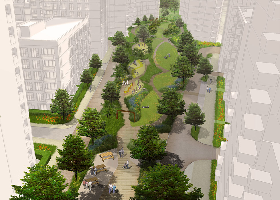 Promoting Human-Nature in high density residential development