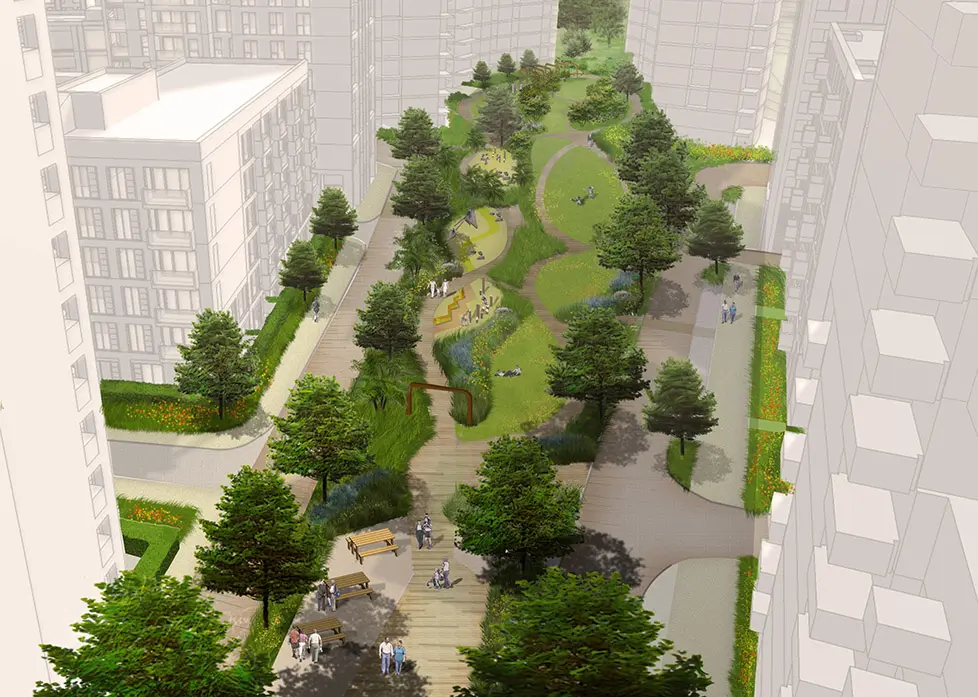 Promoting Human-Nature in high density residential development